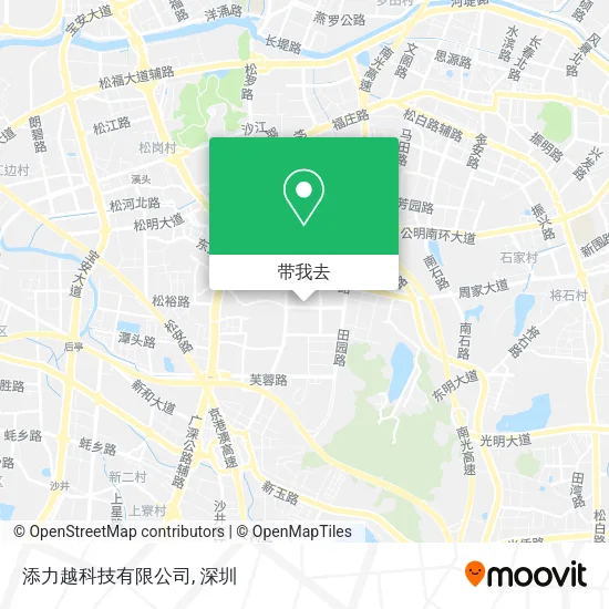 添力越科技有限公司地图