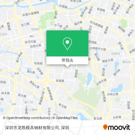 深圳市龙凯模具钢材有限公司地图
