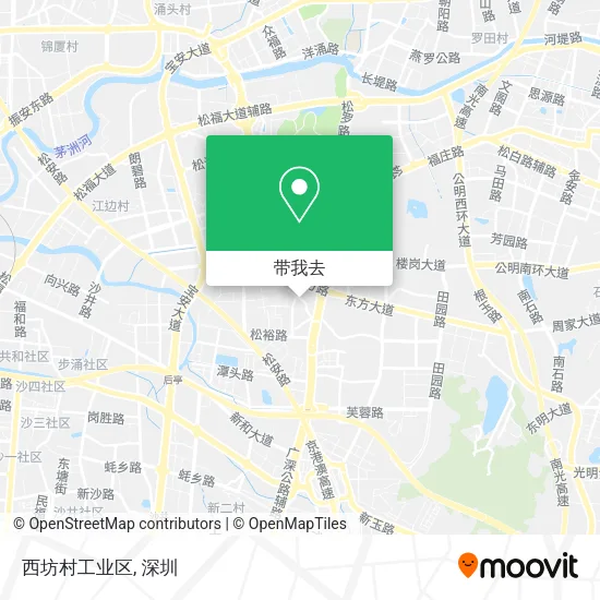 西坊村工业区地图