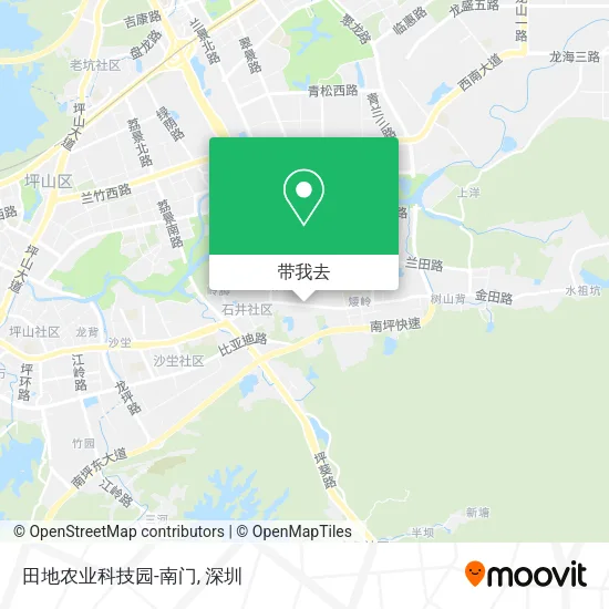 田地农业科技园-南门地图