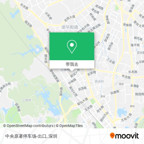 中央原著停车场-出口地图