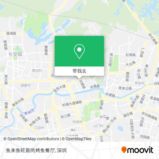 鱼来鱼旺新尚烤鱼餐厅地图