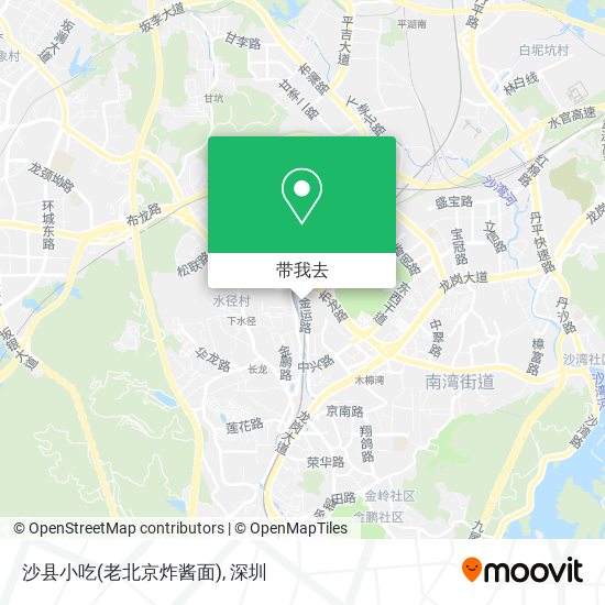 沙县小吃(老北京炸酱面)地图