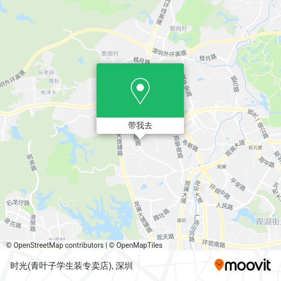 时光(青叶子学生装专卖店)地图