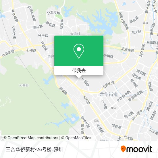 三合华侨新村-26号楼地图