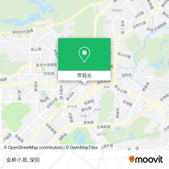 金桥小居地图