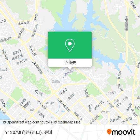 Y130/铁岗路(路口)地图