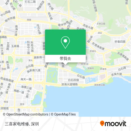 三喜家电维修地图