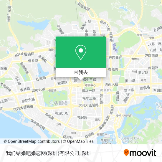 我们结婚吧婚恋网(深圳)有限公司地图