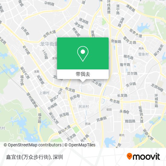 鑫宜佳(万众步行街)地图