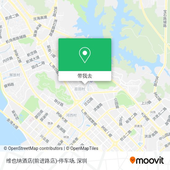 维也纳酒店(前进路店)-停车场地图