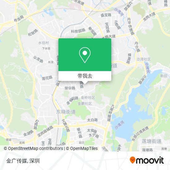 金广传媒地图