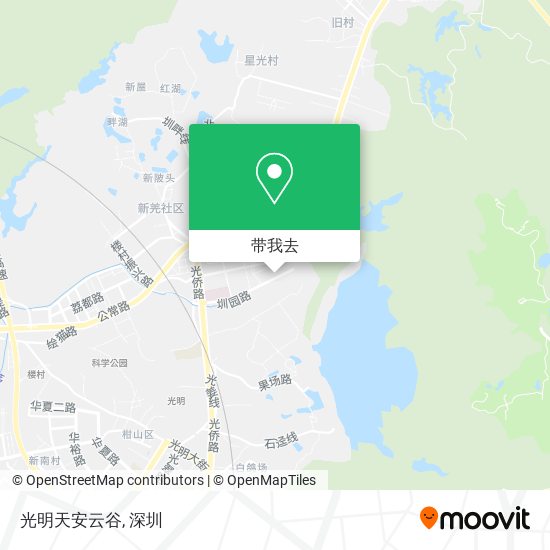 光明天安云谷地图