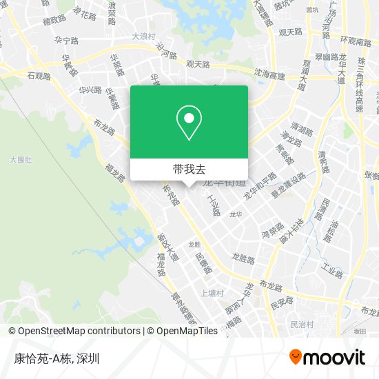 康恰苑-A栋地图