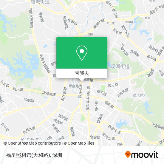 福星照相馆(大和路)地图