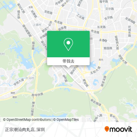 正宗潮汕肉丸店地图