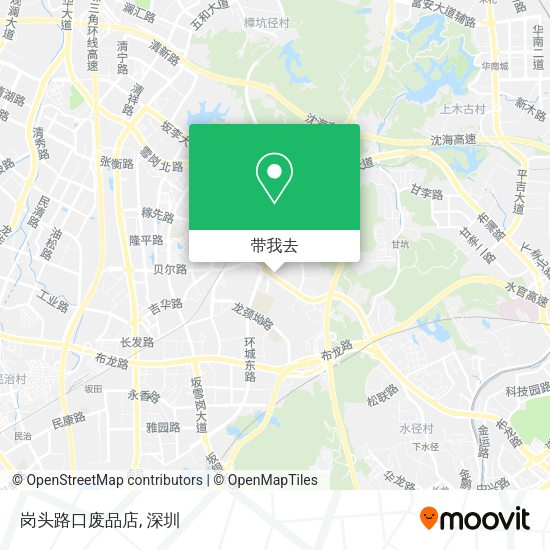 岗头路口废品店地图