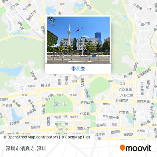 深圳市清真寺地图