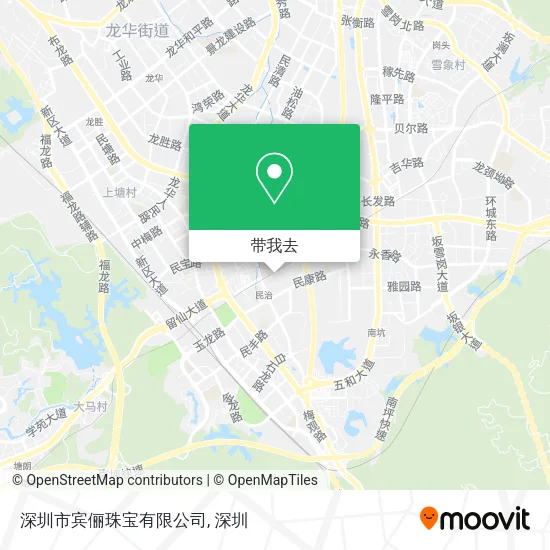 深圳市宾俪珠宝有限公司地图