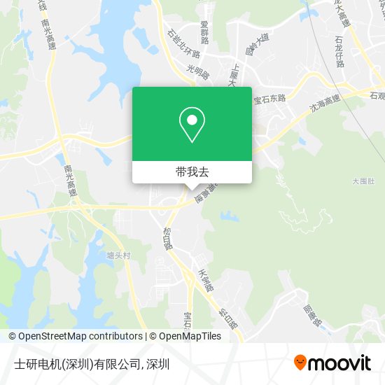 士研电机(深圳)有限公司地图