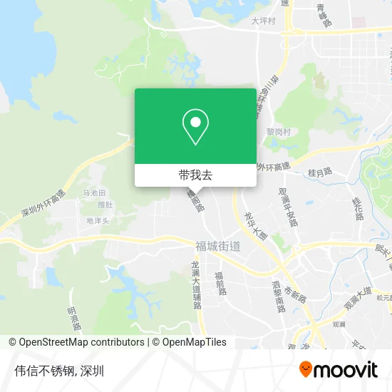 伟信不锈钢地图