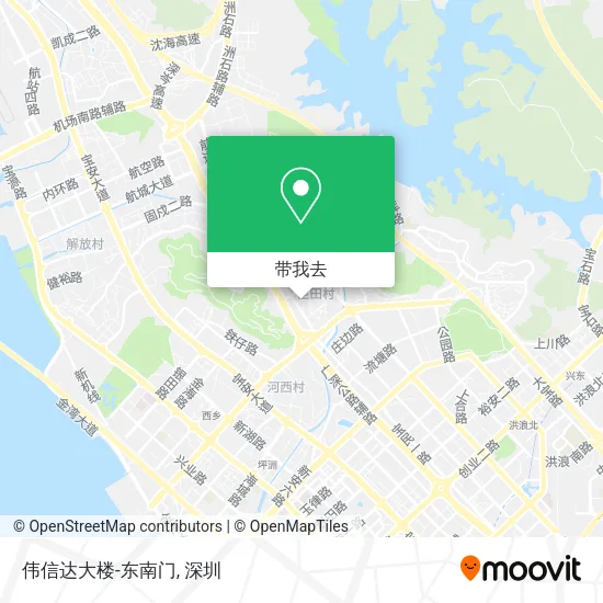 伟信达大楼-东南门地图