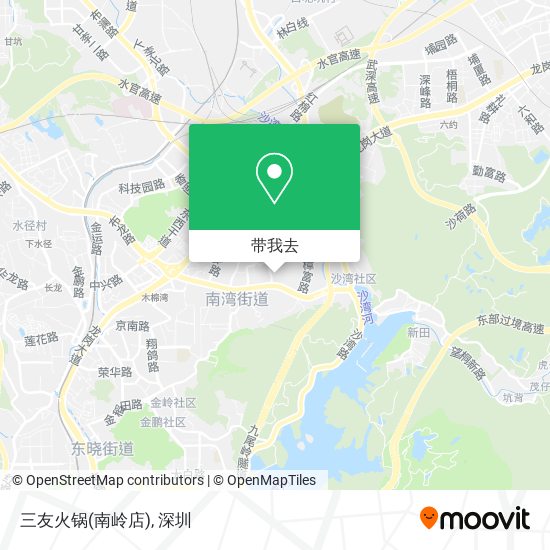 三友火锅(南岭店)地图