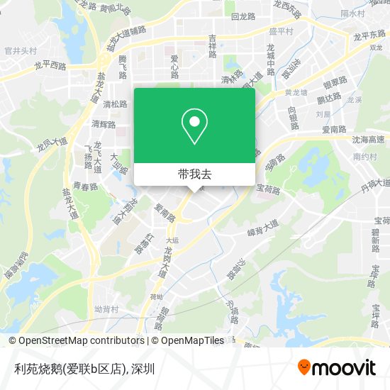 利苑烧鹅(爱联b区店)地图
