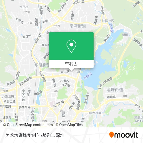 美术培训峰华创艺动漫庄地图