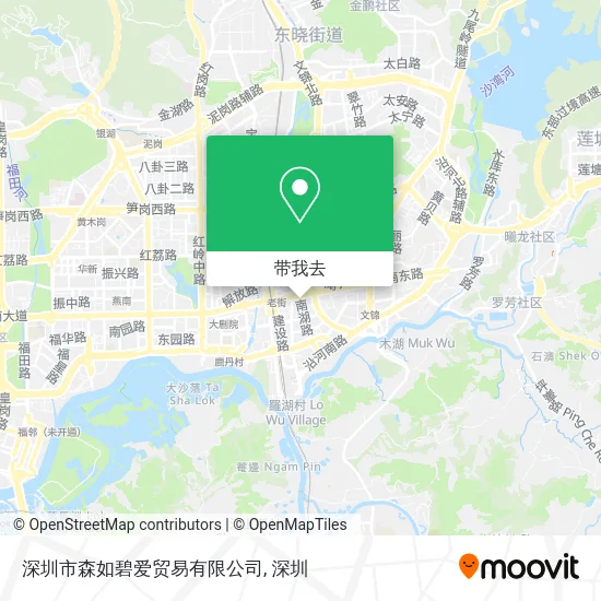 深圳市森如碧爱贸易有限公司地图