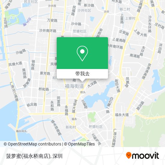 菠萝蜜(福永桥南店)地图