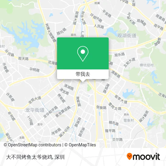 大不同烤鱼太爷烧鸡地图