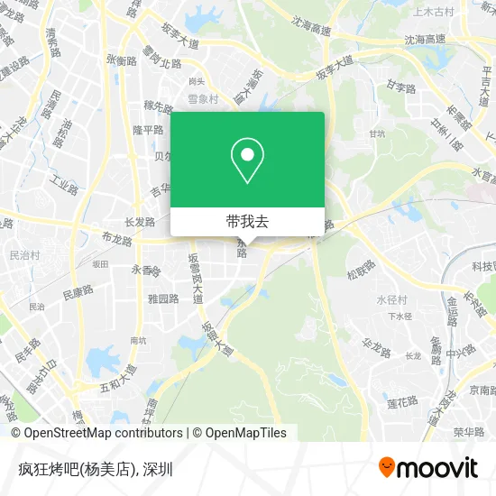 疯狂烤吧(杨美店)地图