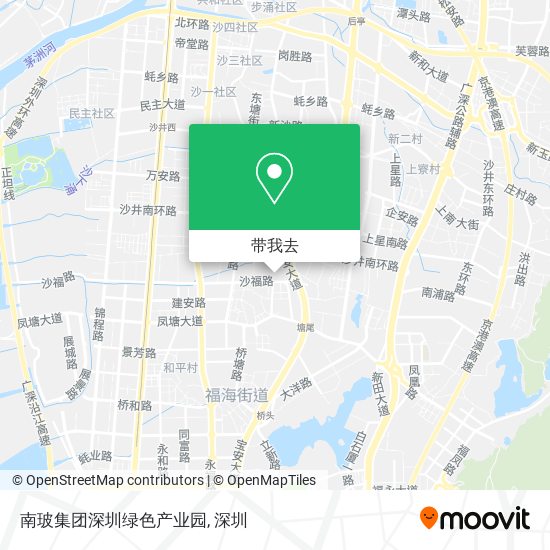 南玻集团深圳绿色产业园地图