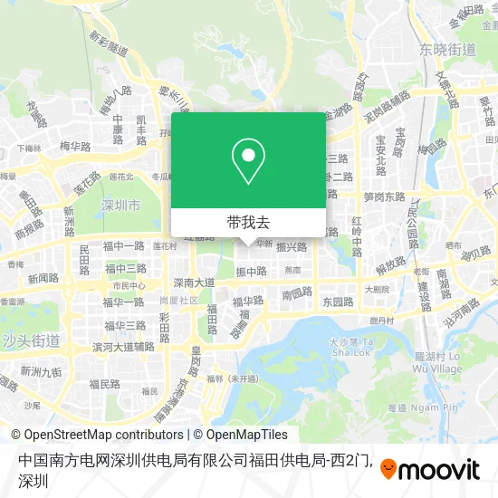 中国南方电网深圳供电局有限公司福田供电局-西2门地图