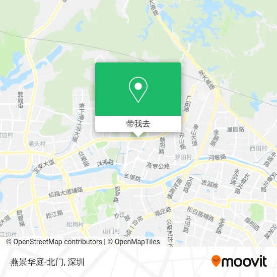 燕景华庭-北门地图