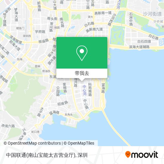 中国联通(南山宝能太古营业厅)地图