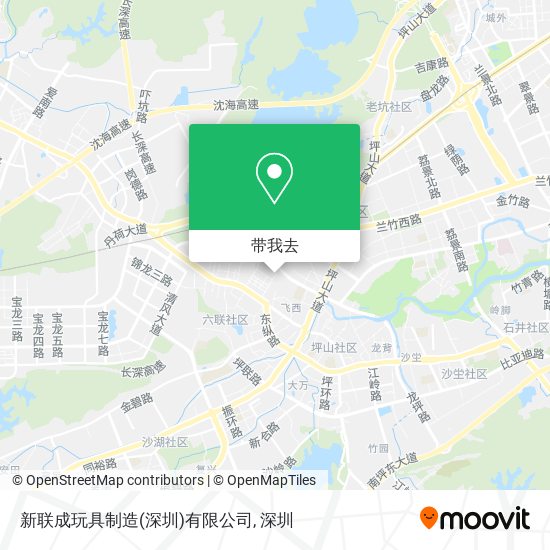 新联成玩具制造(深圳)有限公司地图