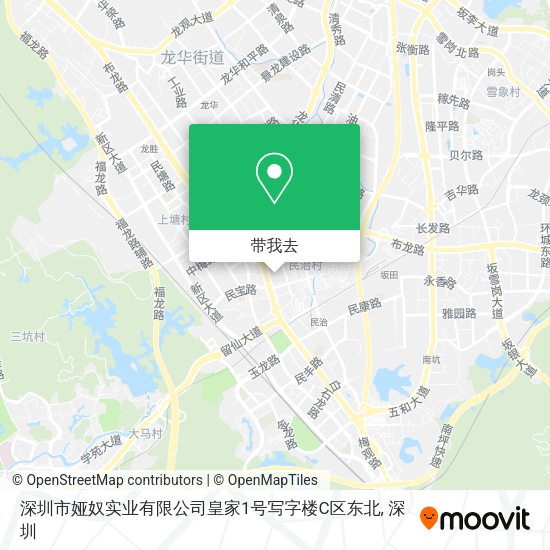 深圳市娅奴实业有限公司皇家1号写字楼C区东北地图