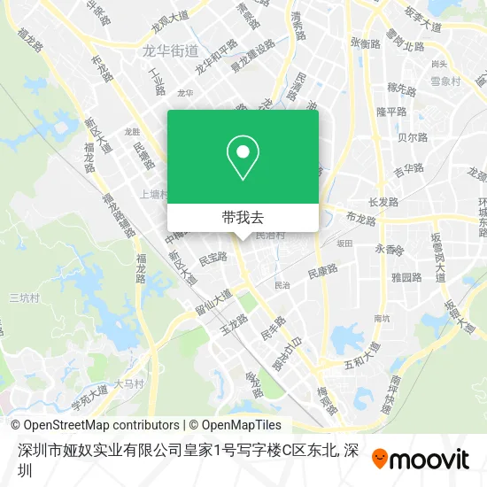 深圳市娅奴实业有限公司皇家1号写字楼C区东北地图
