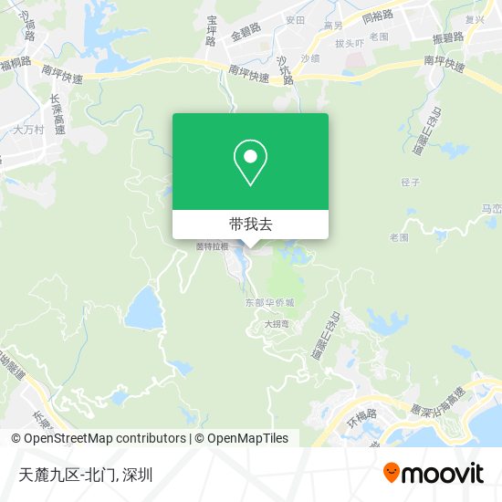 天麓九区-北门地图
