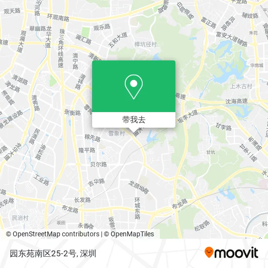 园东苑南区25-2号地图