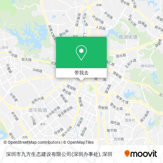 深圳市九方生态建设有限公司(深圳办事处)地图