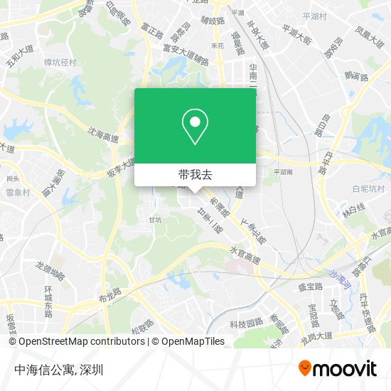 中海信公寓地图