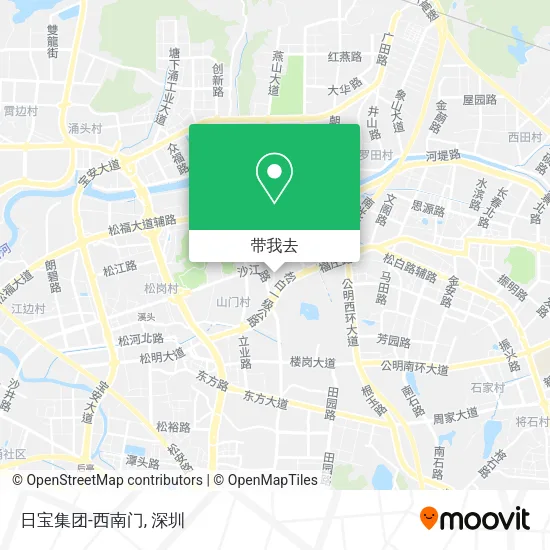 日宝集团-西南门地图