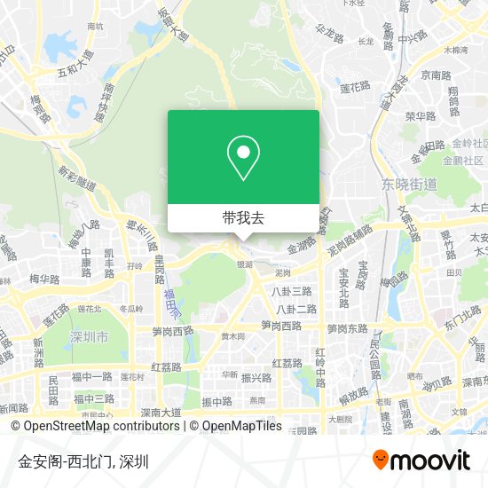 金安阁-西北门地图