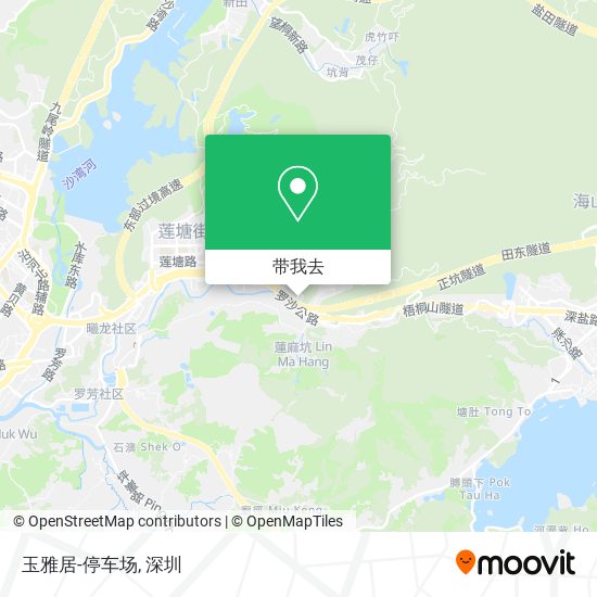 玉雅居-停车场地图