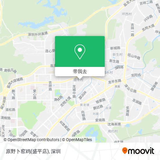 原野卜窑鸡(盛平店)地图