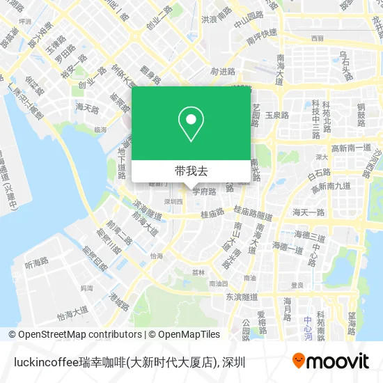 luckincoffee瑞幸咖啡(大新时代大厦店)地图