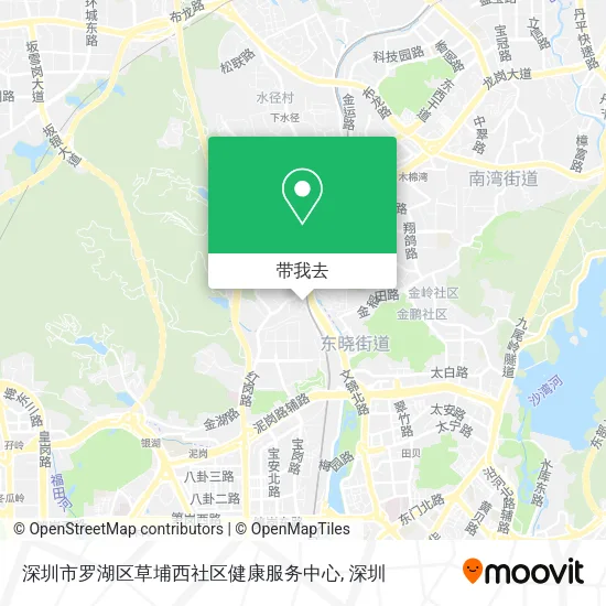 深圳市罗湖区草埔西社区健康服务中心地图